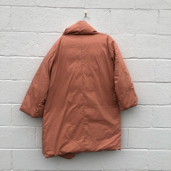 Yearone Collective Oversized Maxi Puffer Coat Jacket in Caramel Onesize - Picture 11 of 11